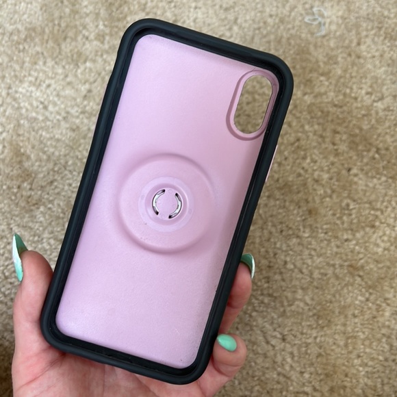 Otter + Pop Otterbox phone case with built in Popsocket for iPhone X and Xs - Picture 2 of 5